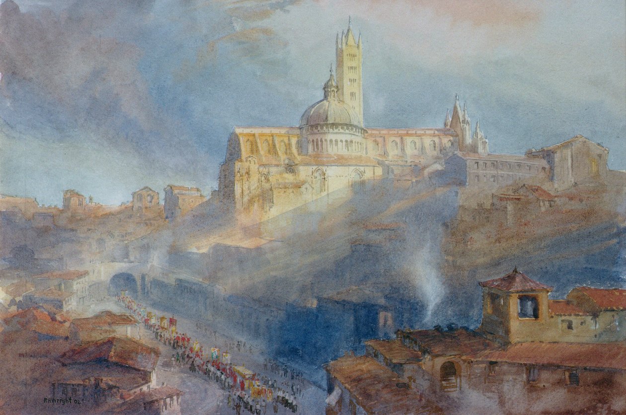 Katedralen, Siena, 1902 av Richard Henry Wright
