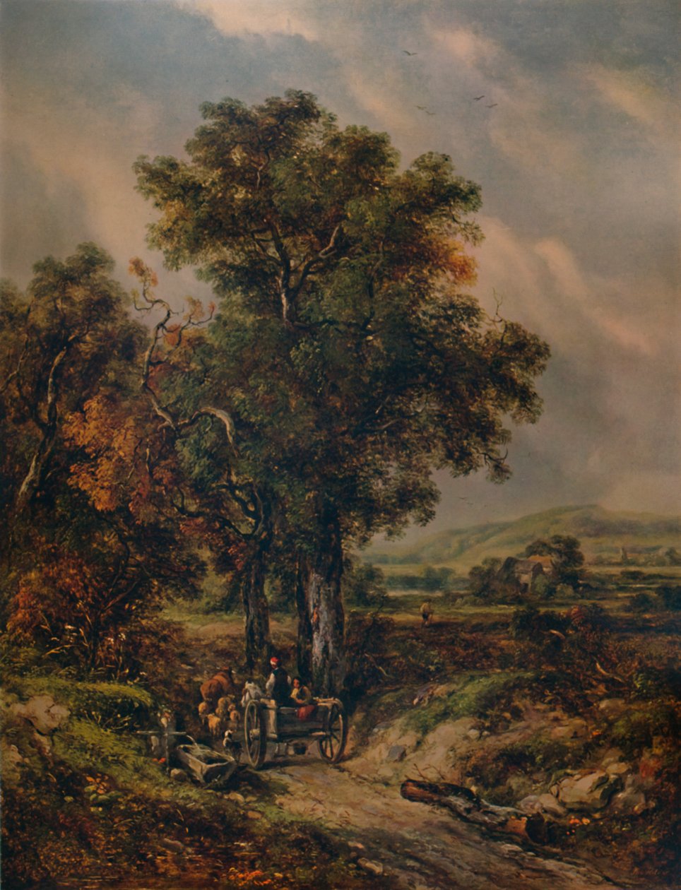 Okehampton, 1800-tallet, 1935 av Richard Hilder