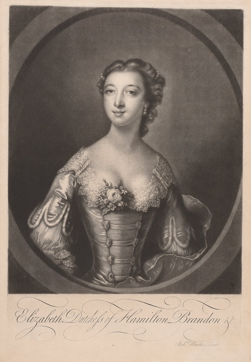 Elizabeth hertuginne av Hamilton Brandon av Richard Houston