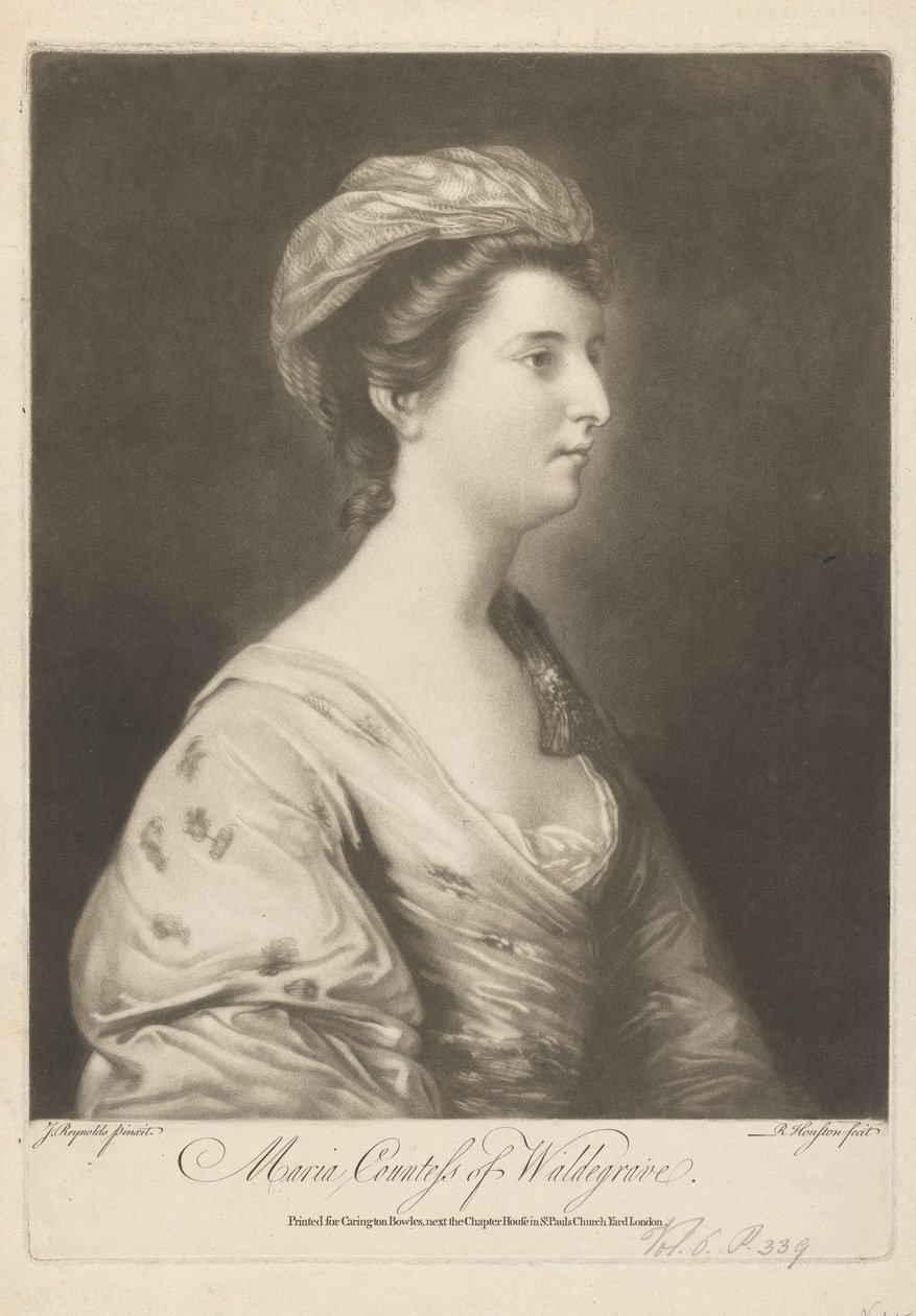 Maria, grevinne Waldegrave av Richard Houston
