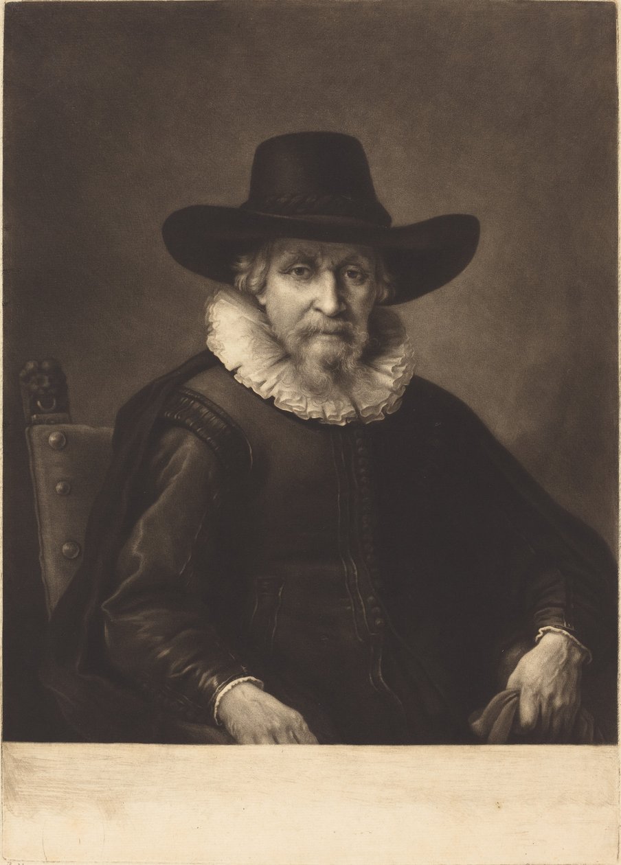 Borgmesteren av Richard Houston after Rembrandt van Rijn