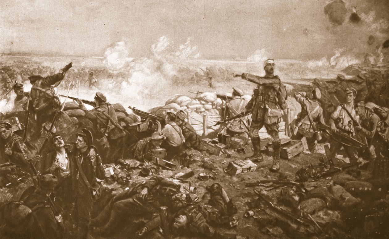 Det andre slaget ved Ypres av Richard Jack