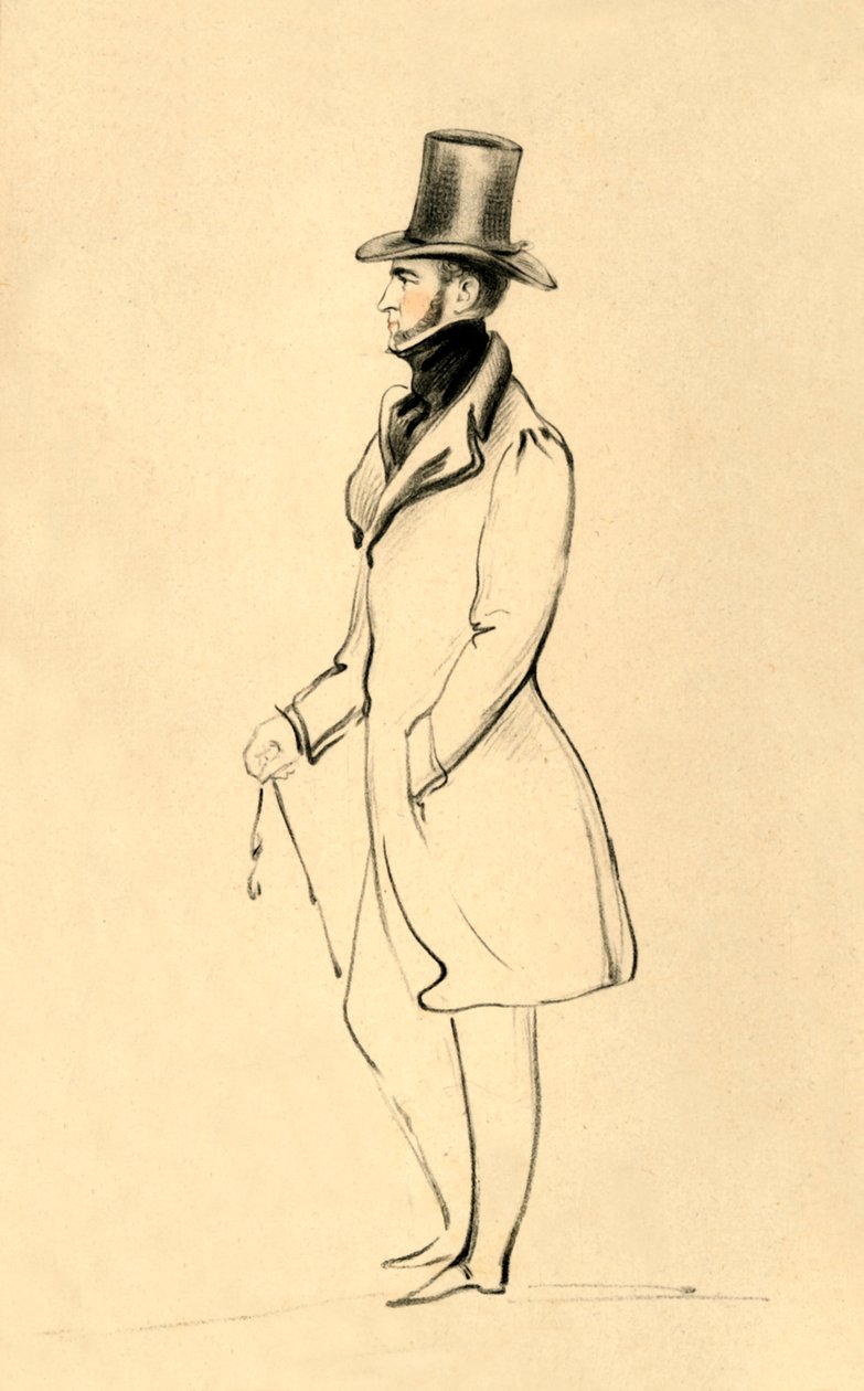 A Pembrokeshire Man - The Earl of Pembroke, c1841. av Richard James Lane