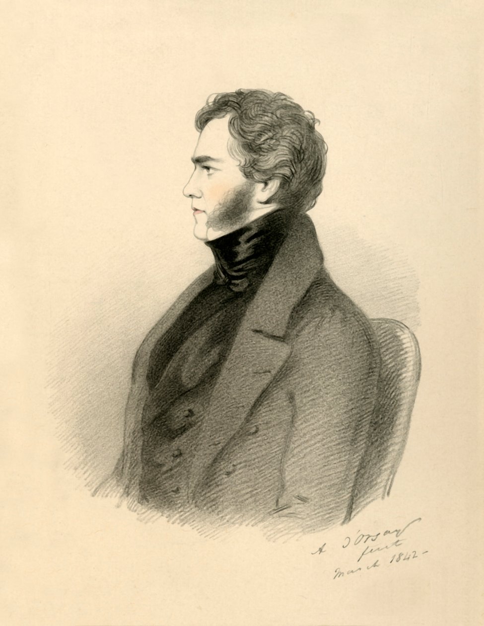 Admiral Rous, 1842. av Richard James Lane