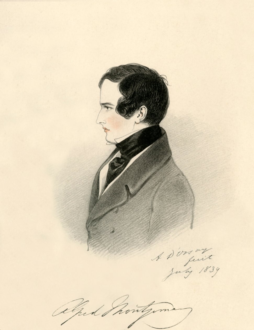 Alfred Montgomery, 1839. av Richard James Lane
