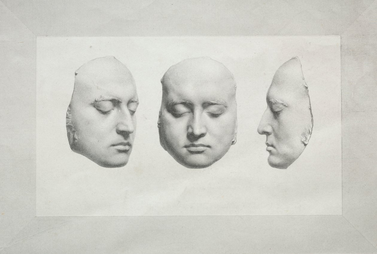 Dødsmaske til Sir Thomas Lawrence av Richard James Lane