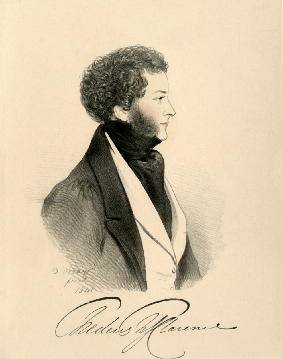 Lord Frederic FitzClarence, 1841. av Richard James Lane