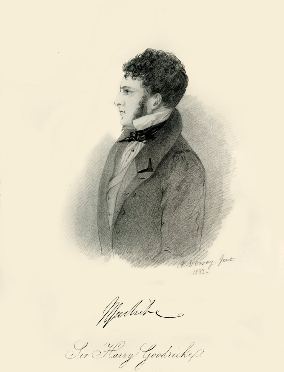 Sir Harry Goodricke, 1833. av Richard James Lane