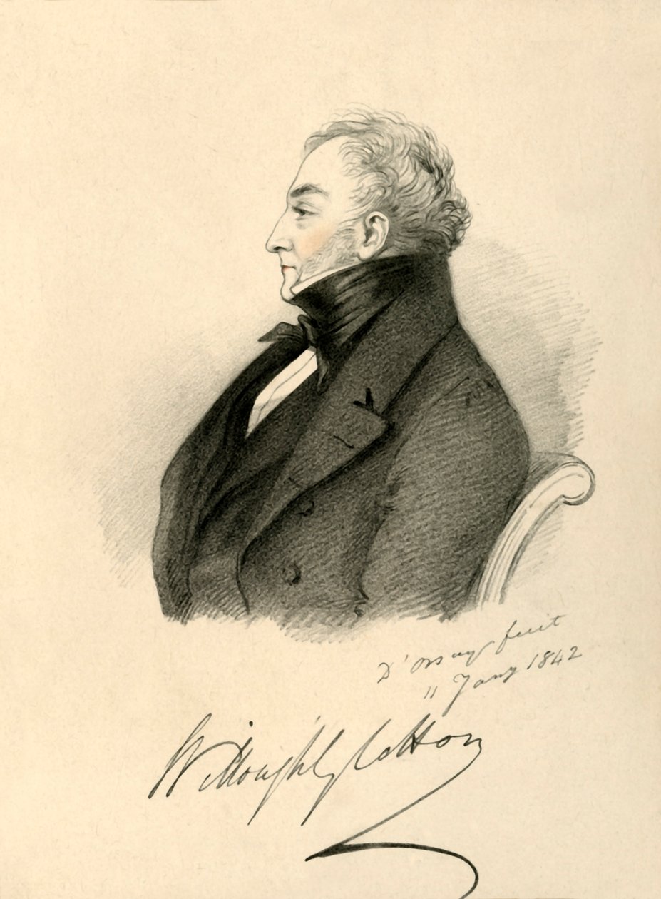 Sir Willoughby Cotton, 1842. av Richard James Lane