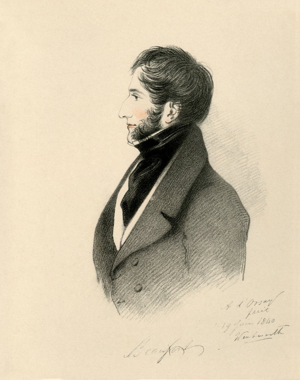 Hertugen av Beaufort, 1840. av Richard James Lane