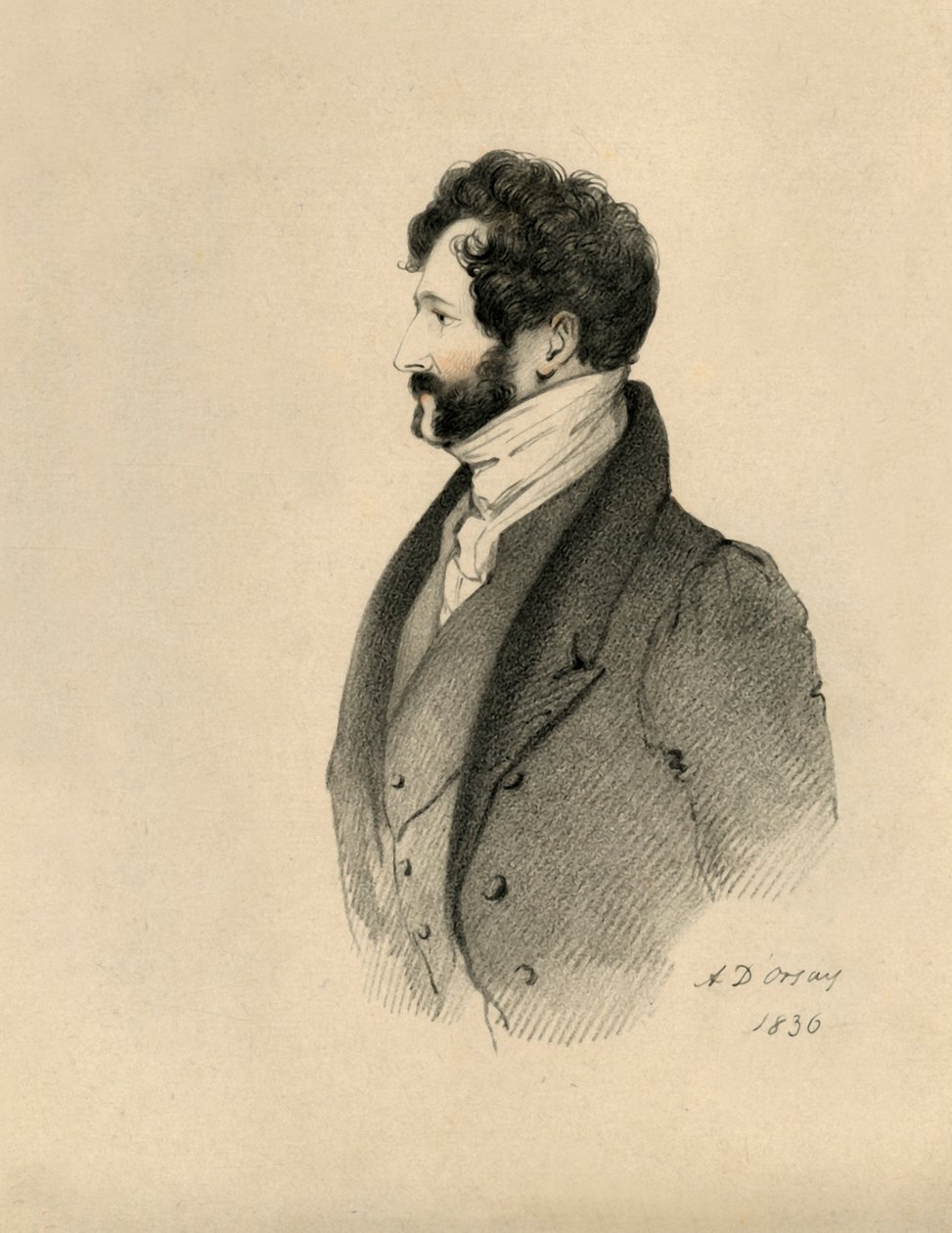 Den ærede Lincoln Stanhope, 1836. av Richard James Lane