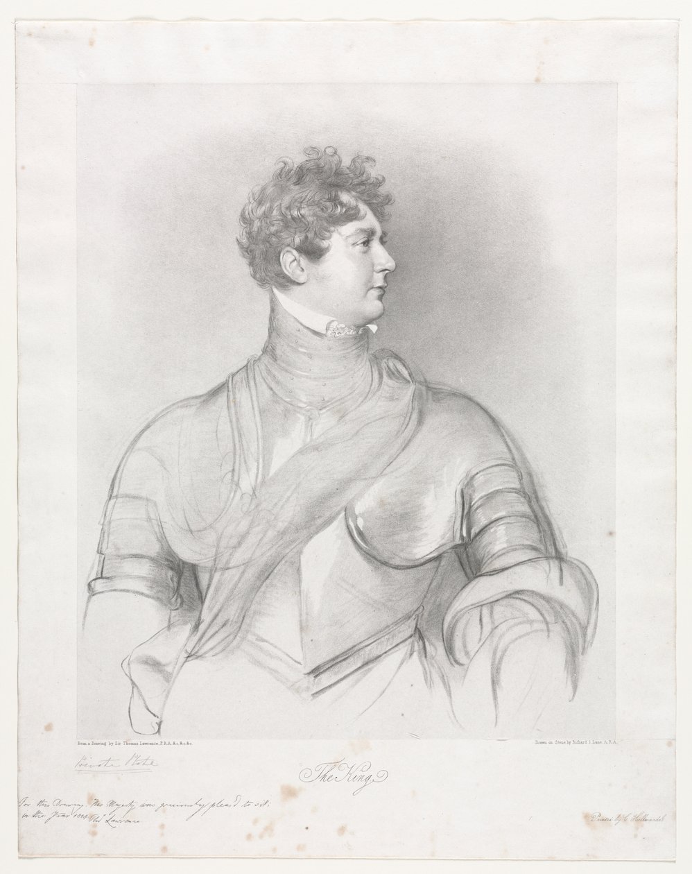 Kongen, George IV av Storbritannia av Richard James Lane