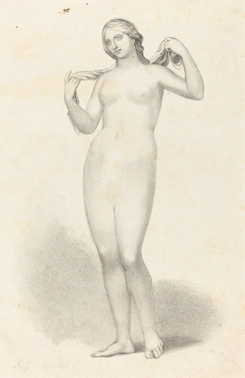 Venus Aphrodite, av Alcamanes av Richard James Lane after John Flaxman