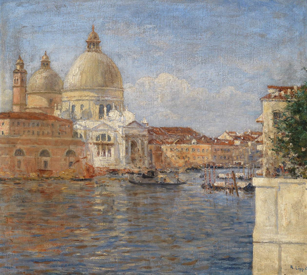 Venezia ved Canal Grande av Richard Lipps