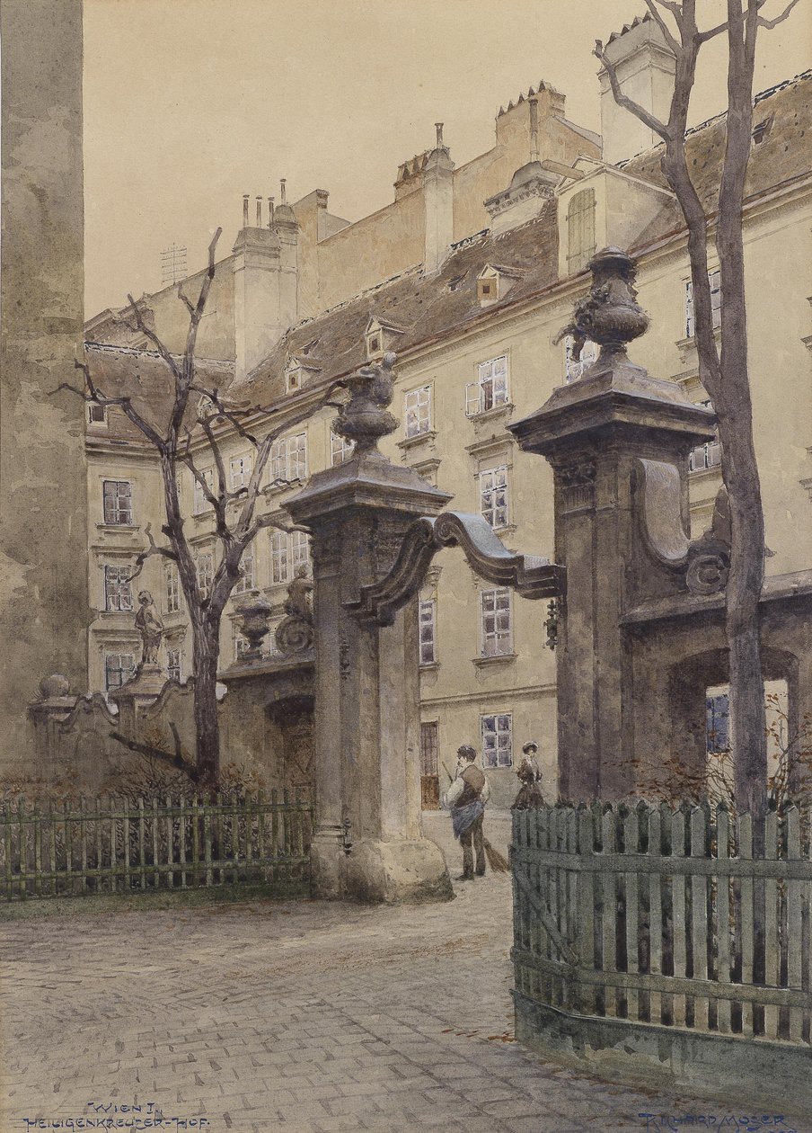 Heiligenkreuzerhof i Wien av Richard Moser