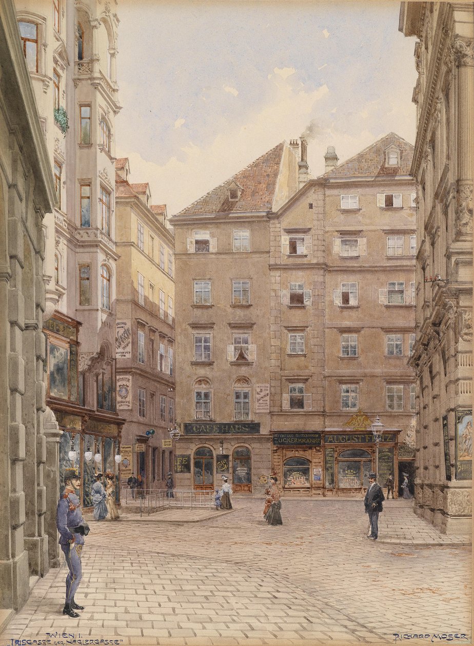 Wien Irisgasse kontra Naglergasse av Richard Moser