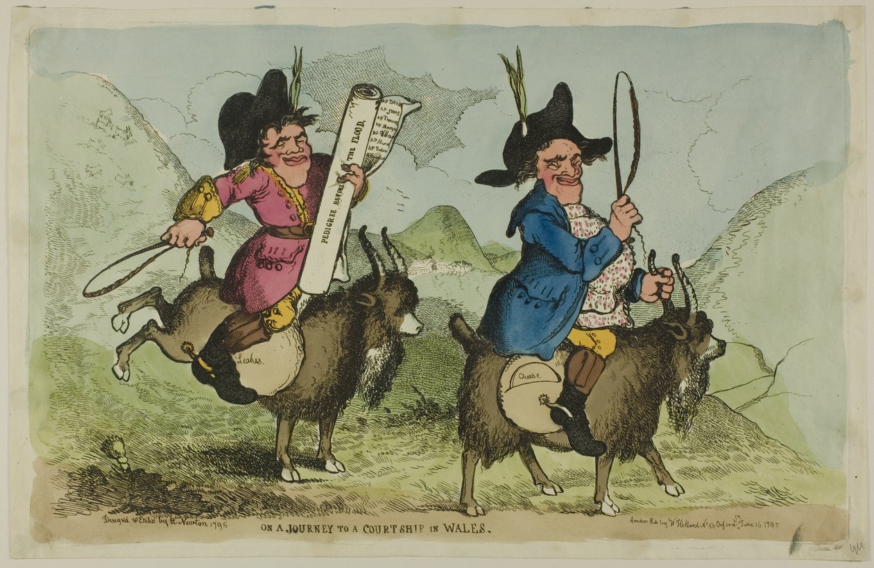 På reise til et frieri i Wales av Richard Newton