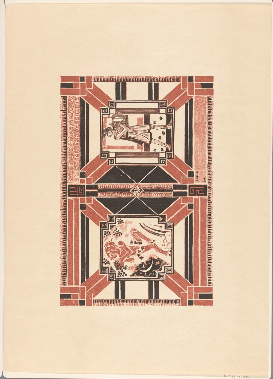 Omslagsdesign for: Concertgebouw Amsterdam Program av Richard Nicolaüs Roland Holst