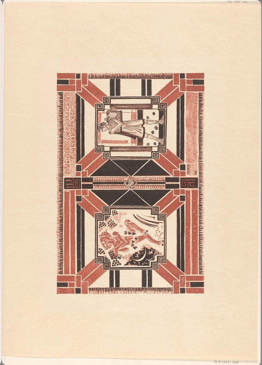 Omslagsdesign for: Concertgebouw Amsterdam Program av Richard Nicolaüs Roland Holst