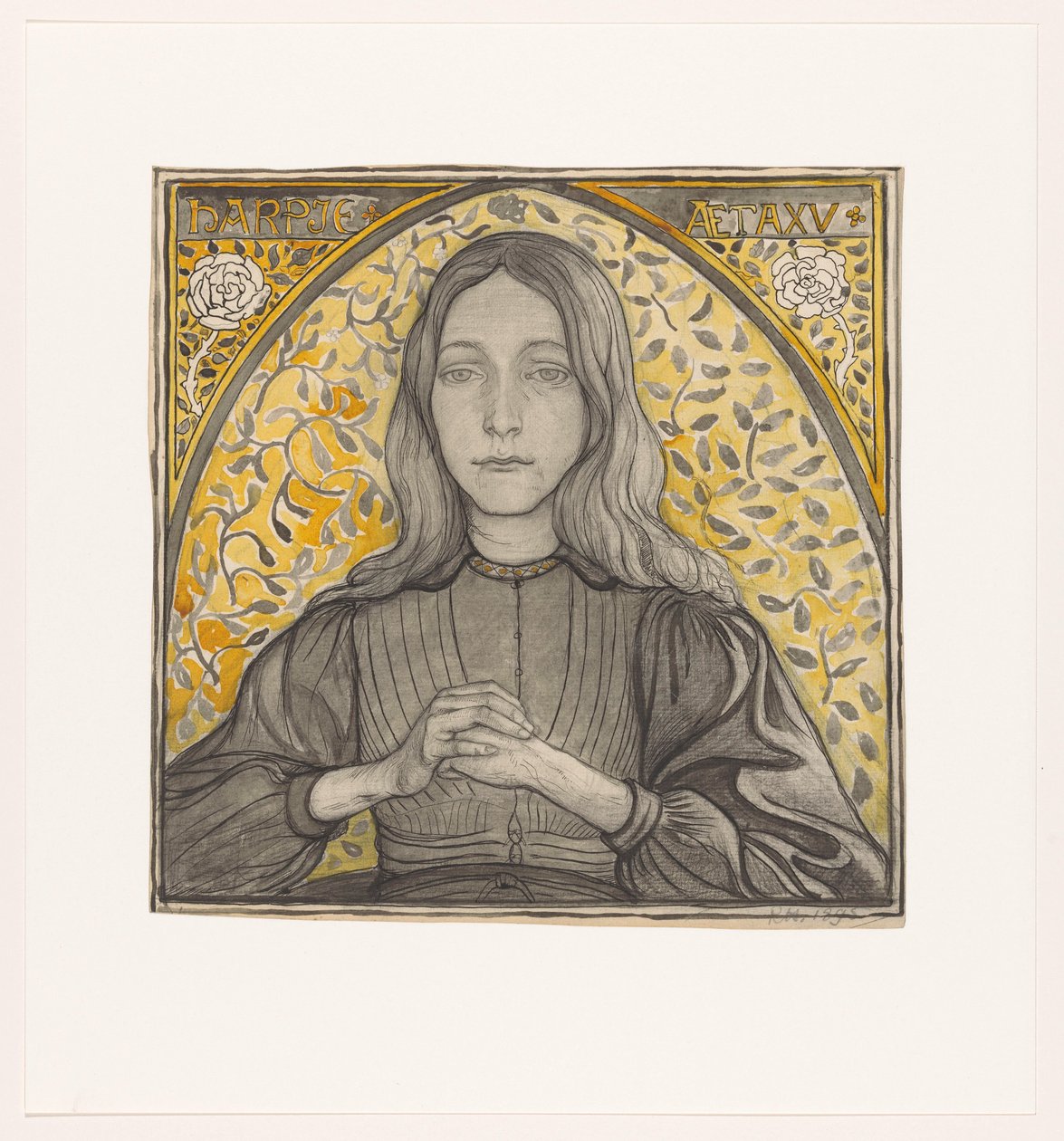 Portrett av Harpje, 15 år av Richard Nicolaüs Roland Holst