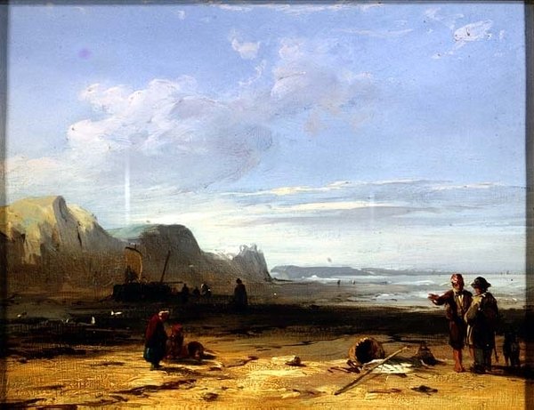 En kystscene av Richard Parkes Bonington