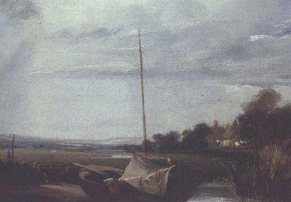 En elv i Frankrike av Richard Parkes Bonington