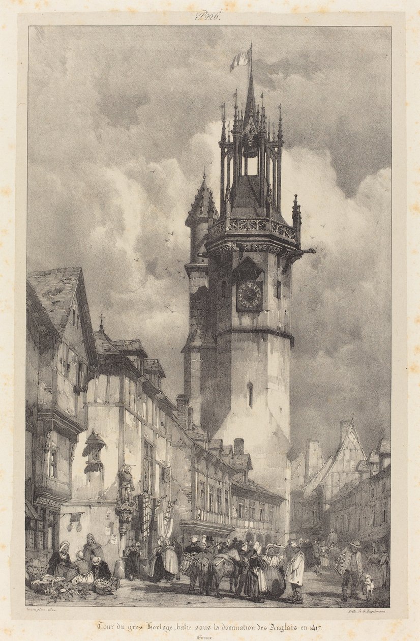 Big Clock Tower Evreux fra 