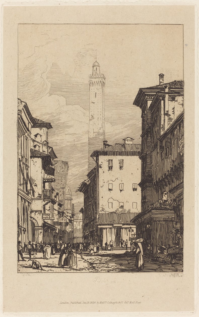 Bologna av Richard Parkes Bonington