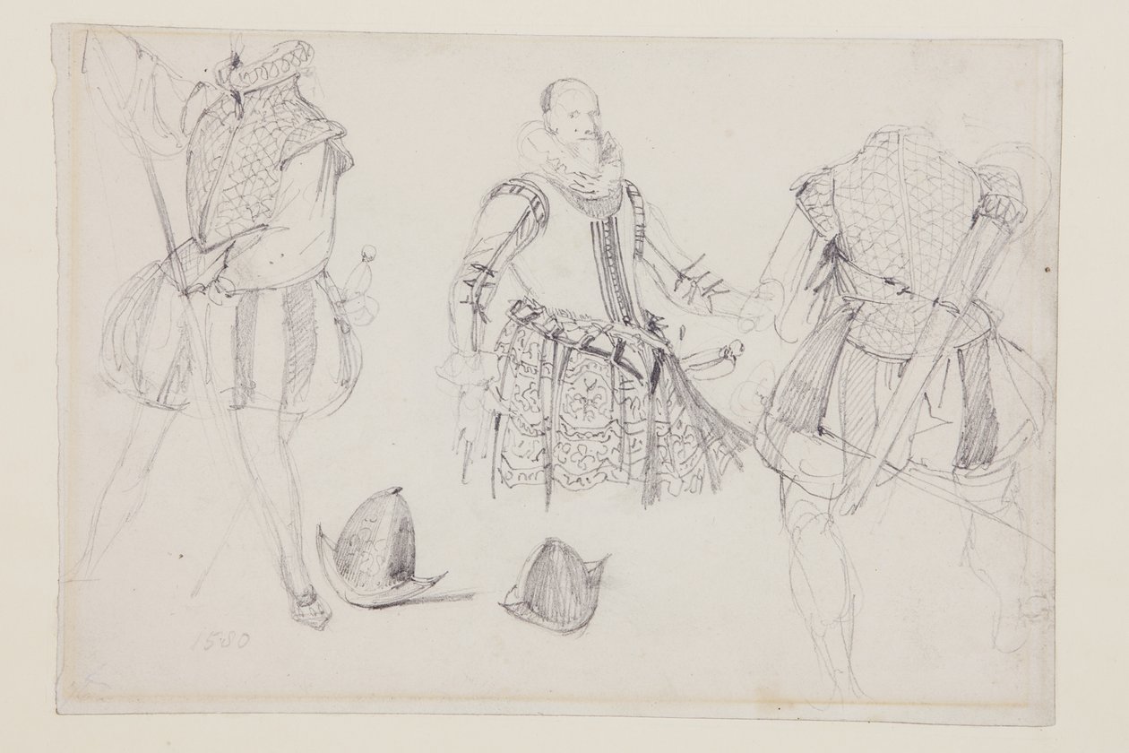 Kostymestudier av Richard Parkes Bonington