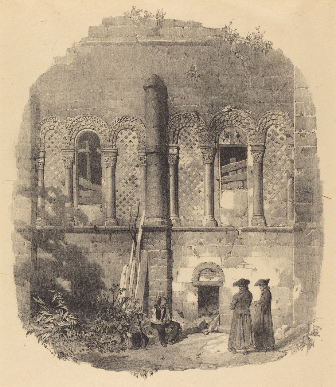 Saint-Taurin-kirken, Evreux av Richard Parkes Bonington