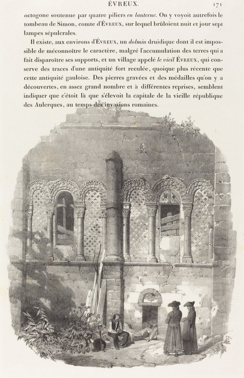 Saint-Taurin-kirken, Evreux av Richard Parkes Bonington