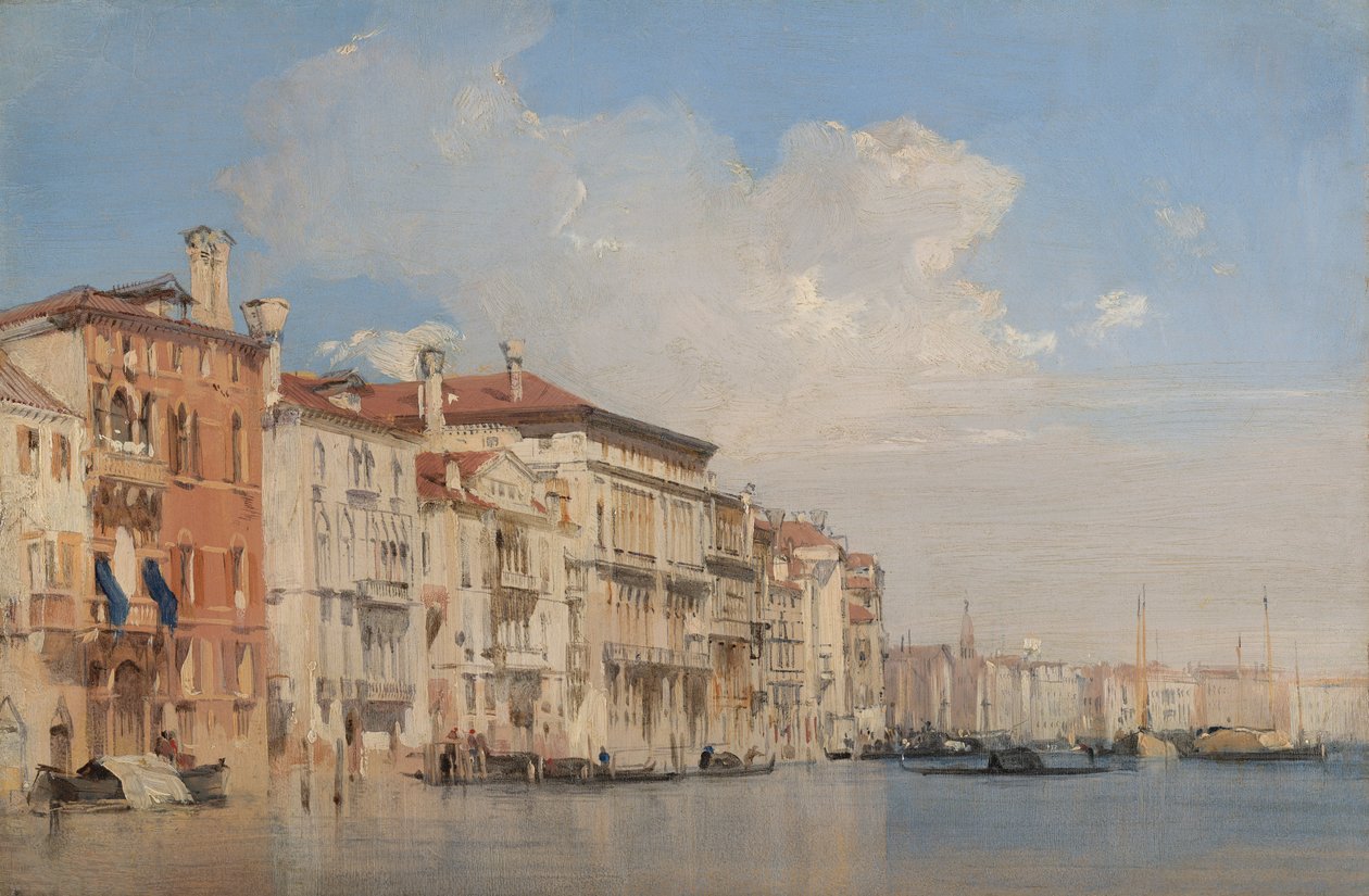 Canal Grande, Venezia av Richard Parkes Bonington