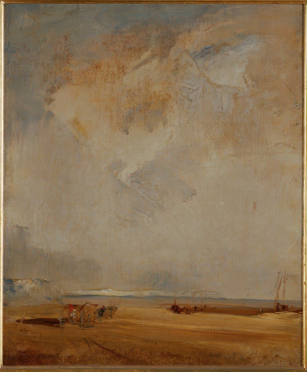 Kysten i Normandie av Richard Parkes Bonington
