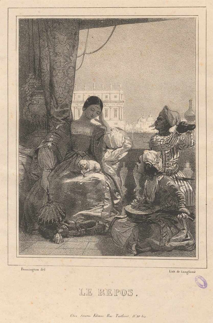 Hvile av Richard Parkes Bonington
