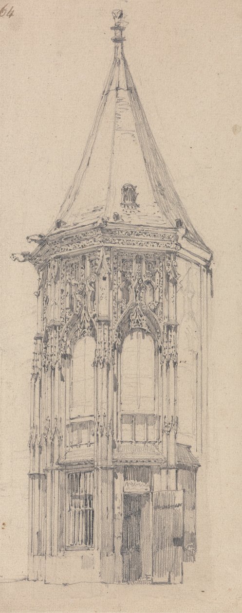Tinghuset, Rouen av Richard Parkes Bonington