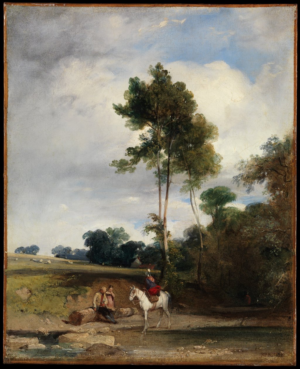 Stans ved veikanten av Richard Parkes Bonington