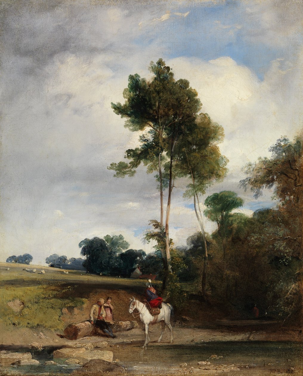Veistopp, 1826. av Richard Parkes Bonington