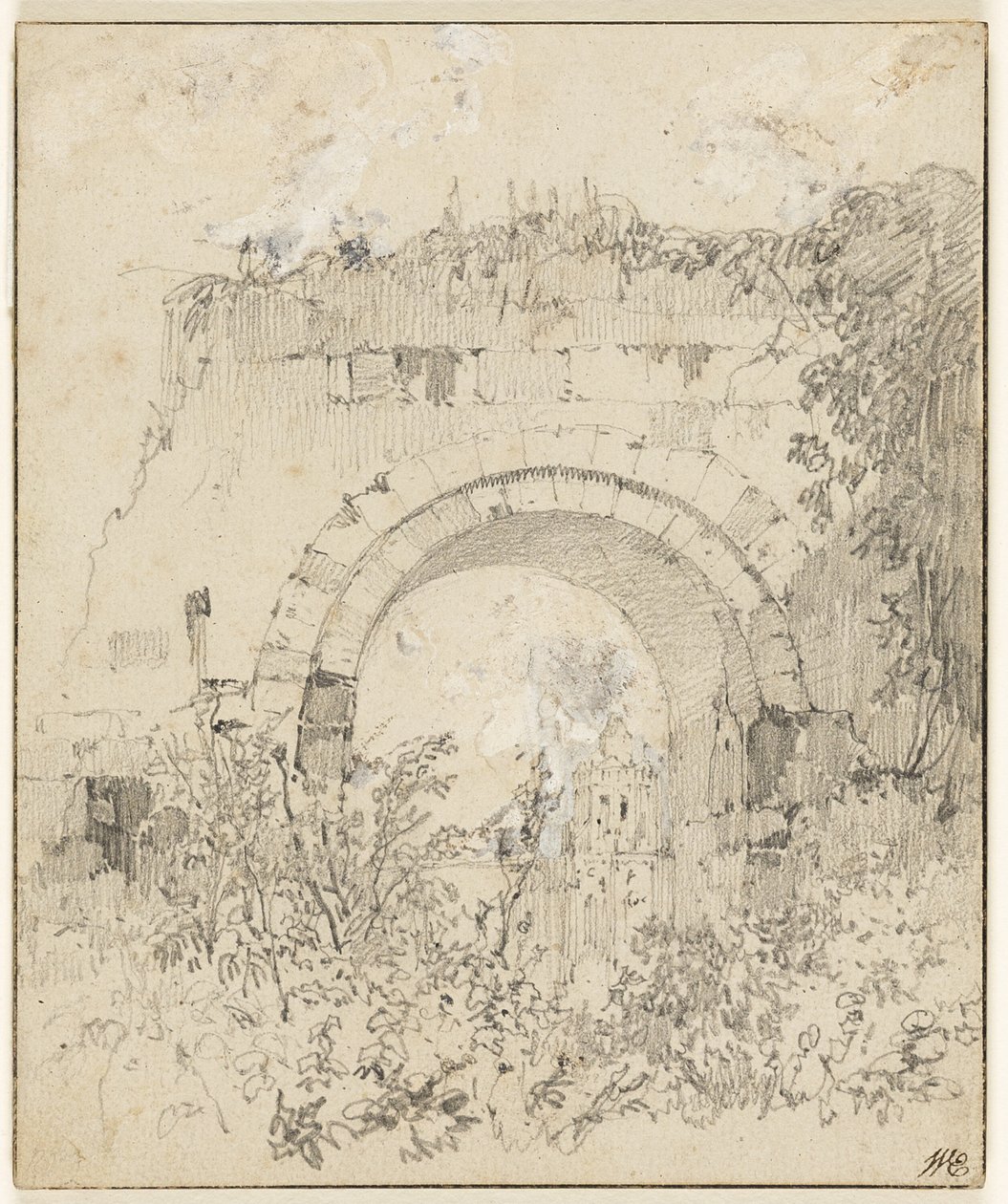 Ruinene av Archway av Richard Parkes Bonington
