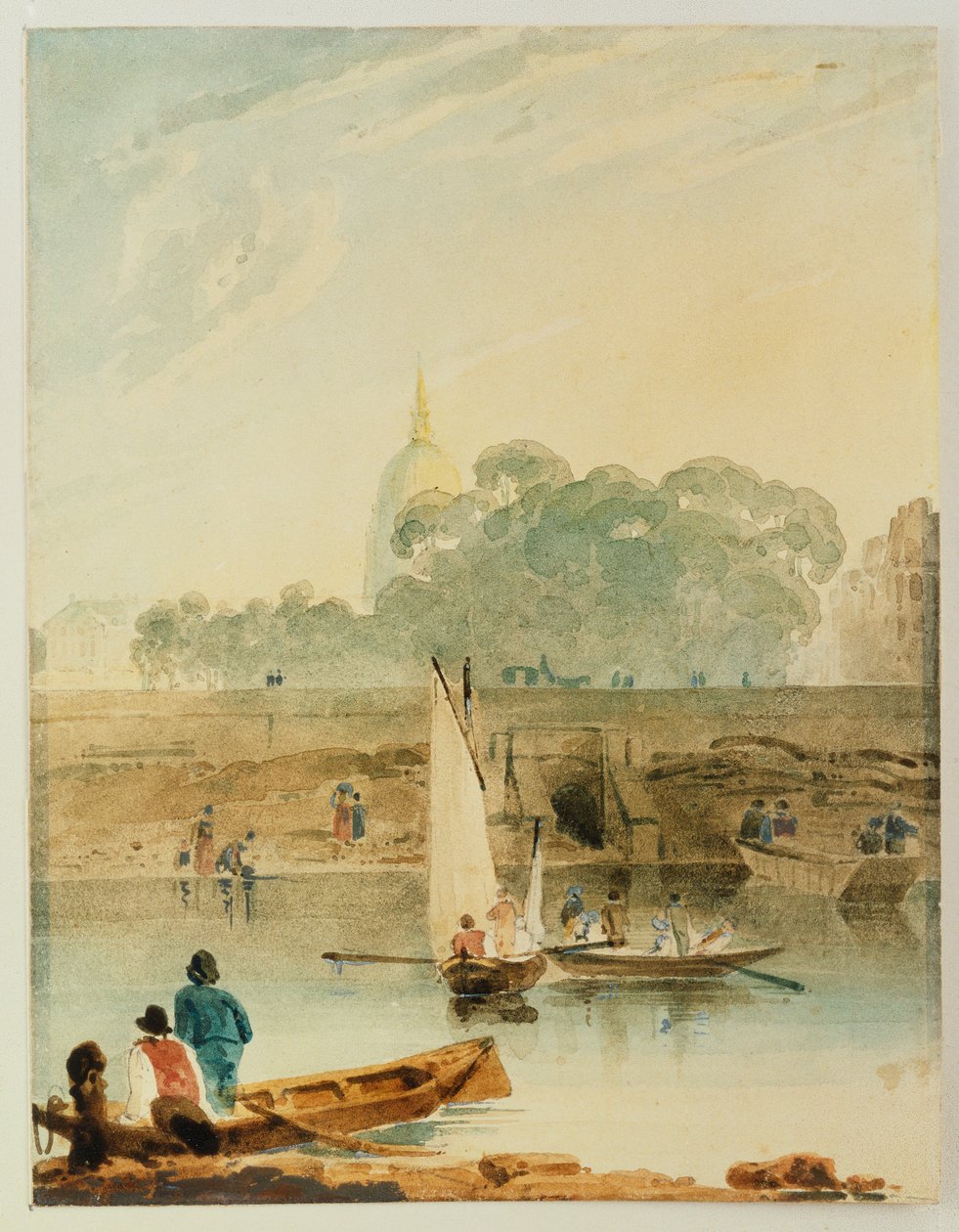Hotel des Invalides av Richard Parkes Bonington