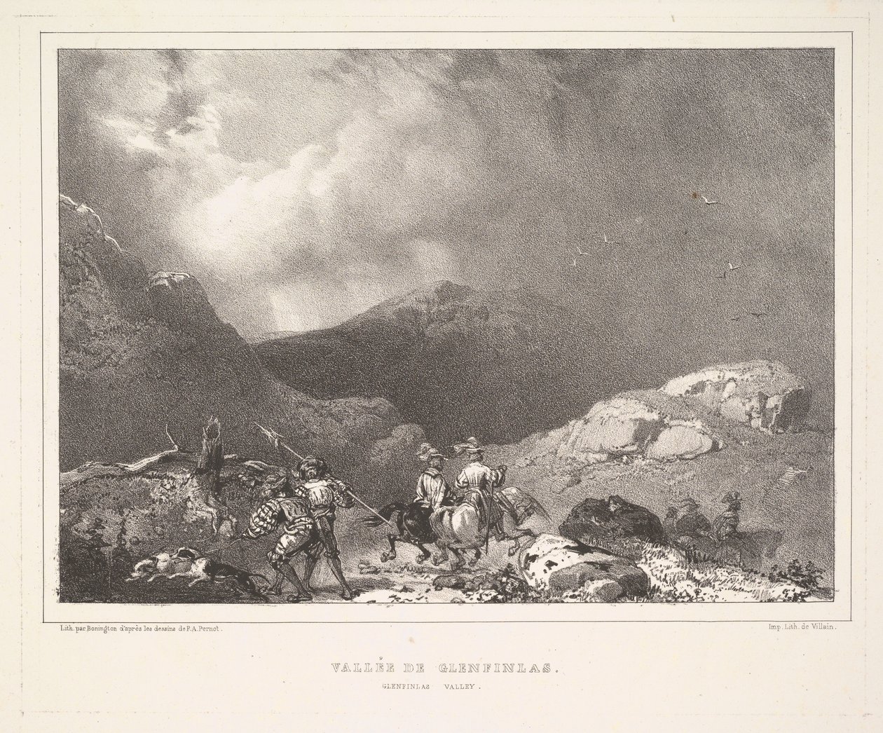 Glenfinlas Valley Glenfinlas Valley, 1826. av Richard Parkes Bonington