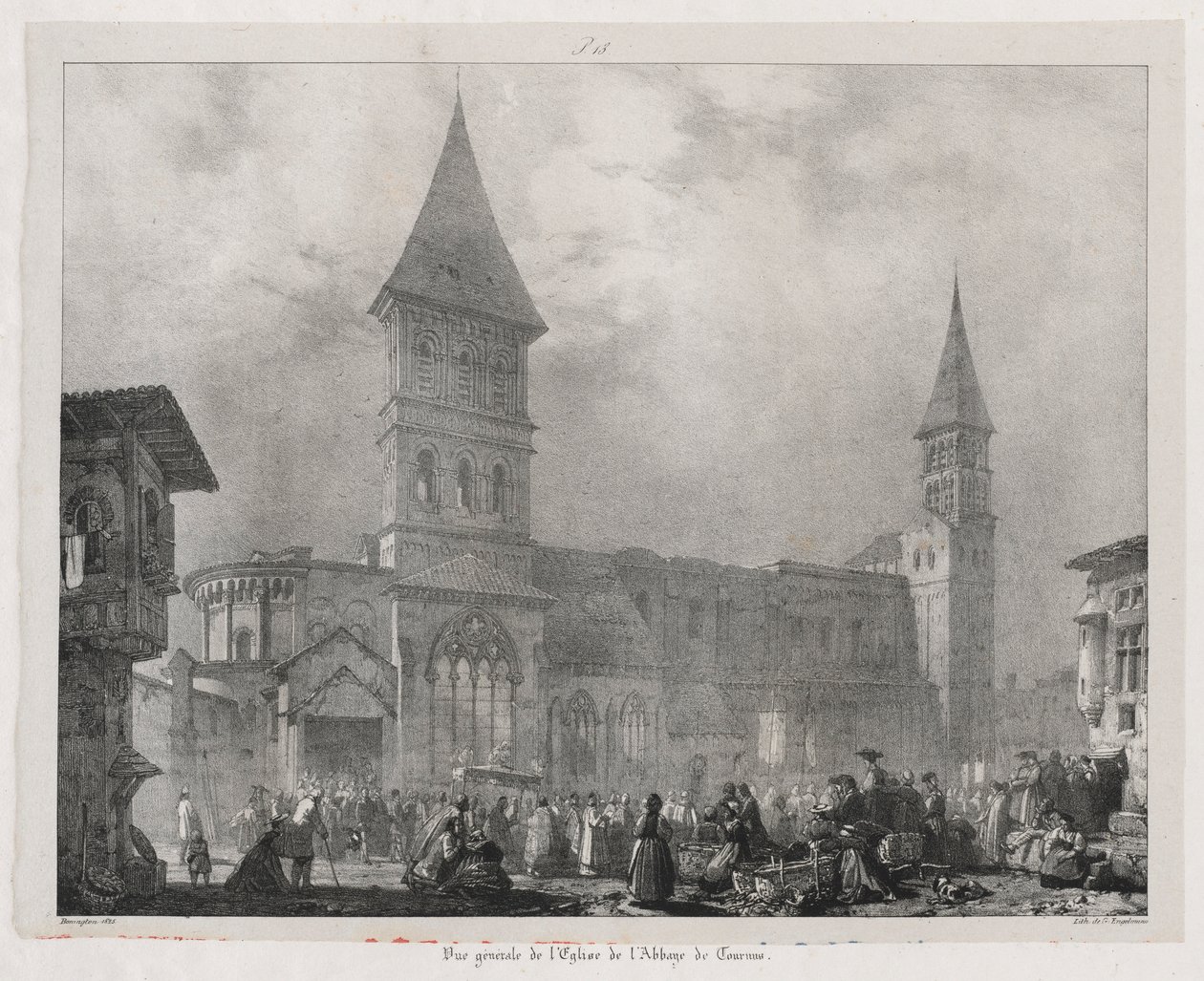 Pittoreske og romantiske reiser i det gamle Frankrike, Franche-Comté..., 1825. av Richard Parkes Bonington