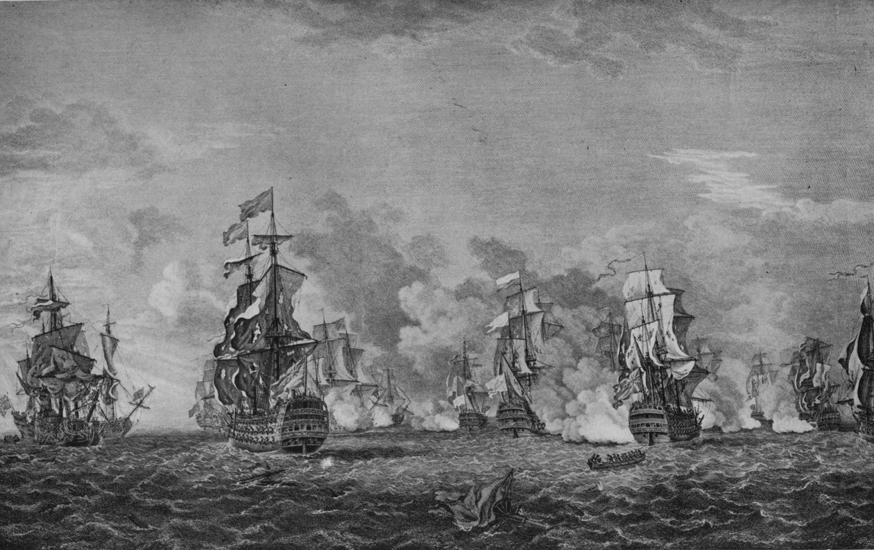 Slaget ved Lagos, c1760 av Richard Paton