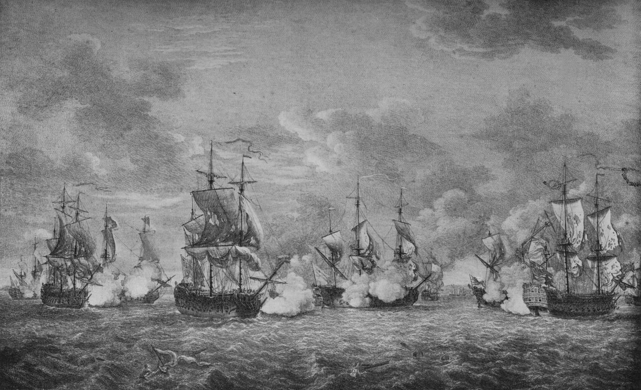 Slaget ved Cap-Français, c1760 av Richard Paton