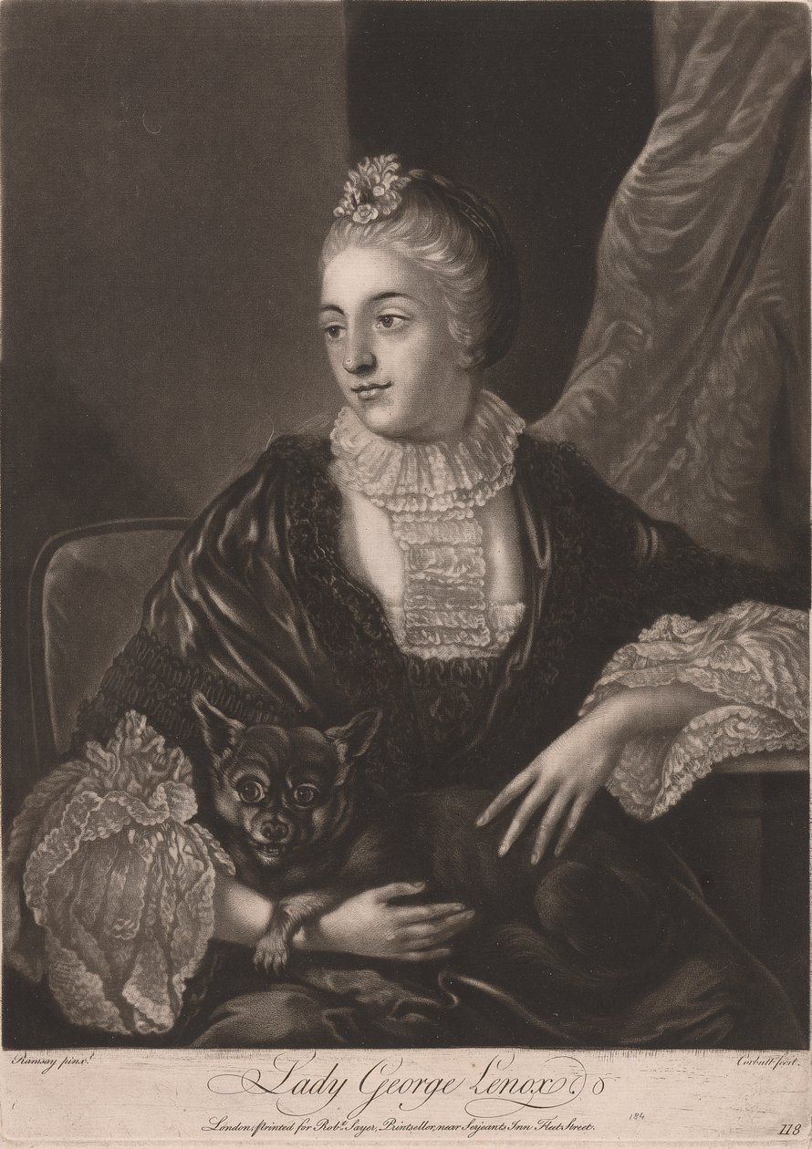 Lady George Lenox av Richard Purcell