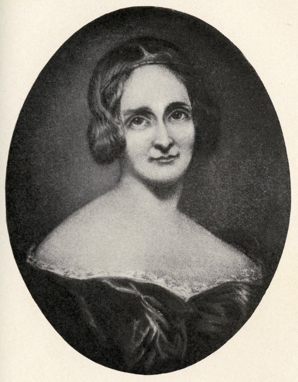 Mary Wollstonecraft Shelley (1797-1851) illustrasjon fra 