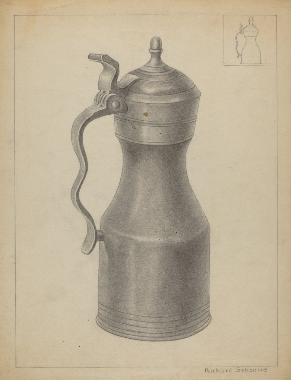 Tinn Tankard av Richard Schoene