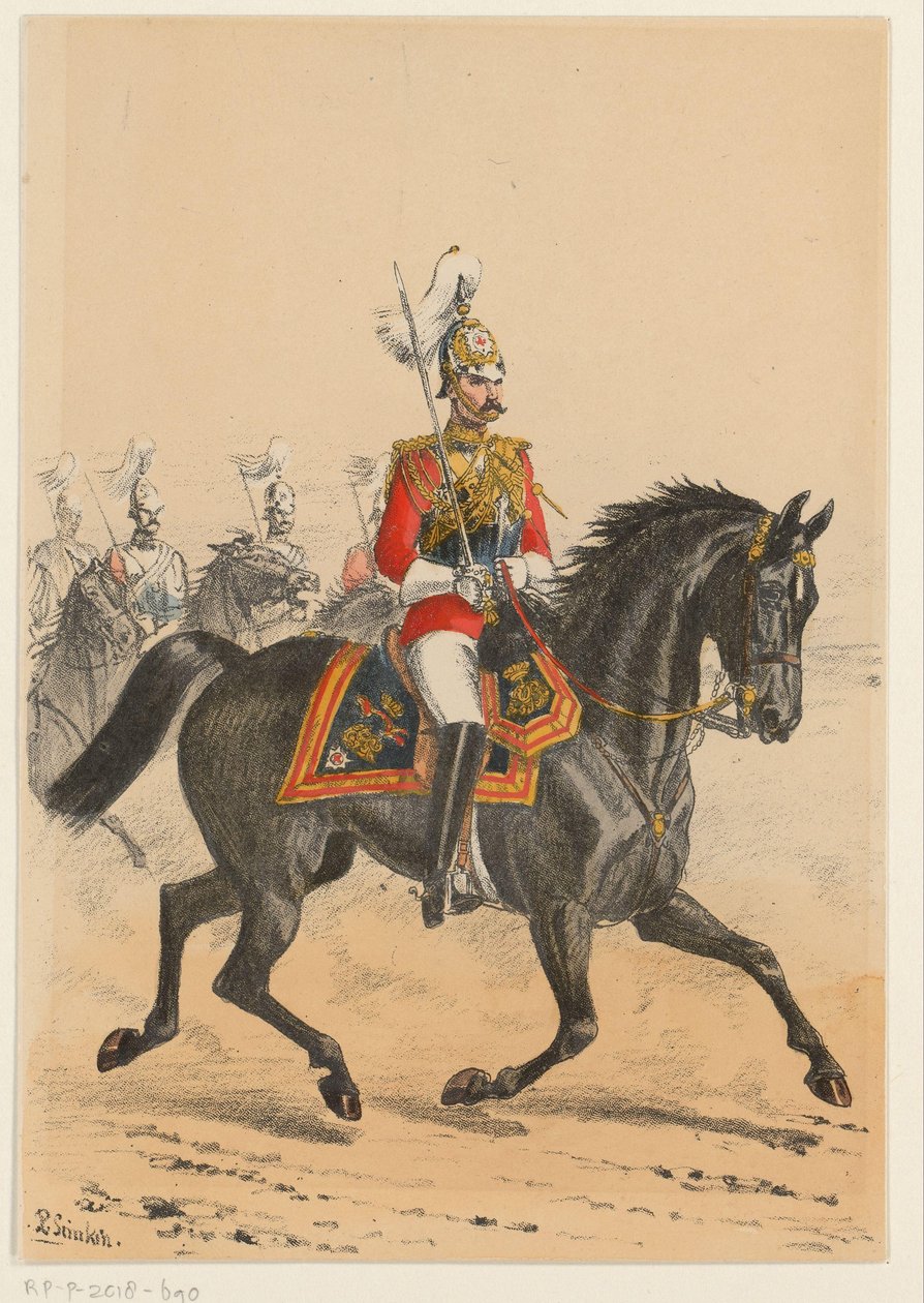 britisk militær Ni representasjoner av britiske militæruniformer (serietittel) av Richard Simkin