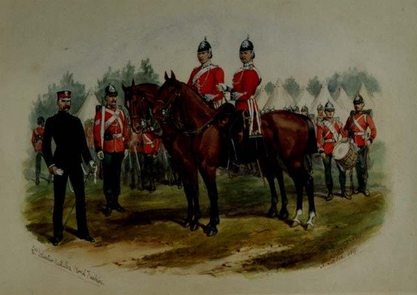 Andre frivillige bataljon, Royal Fusiliers av Richard Simkin