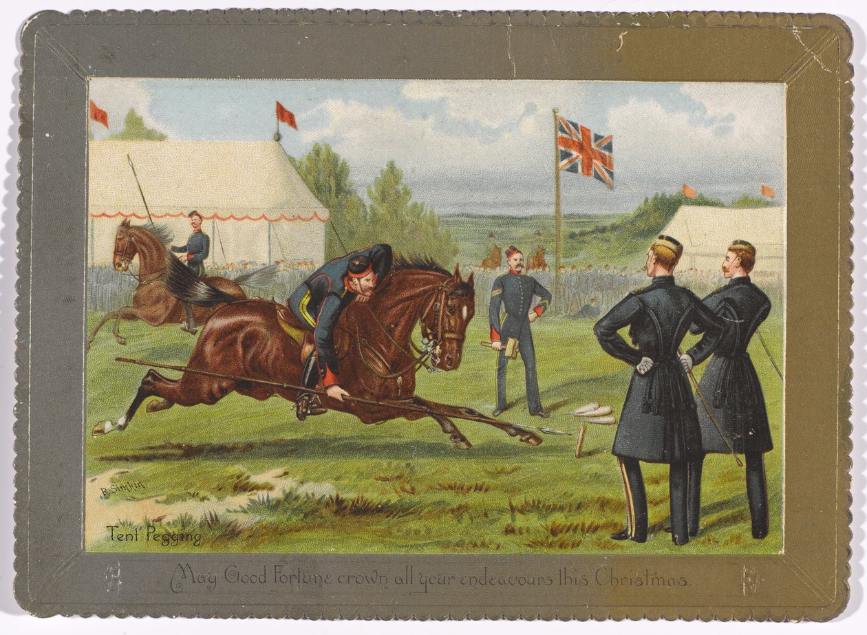 Teltfesting kan lykken krone alle dine bestrebelser denne julen?, 1890 ca. av Richard Simkin