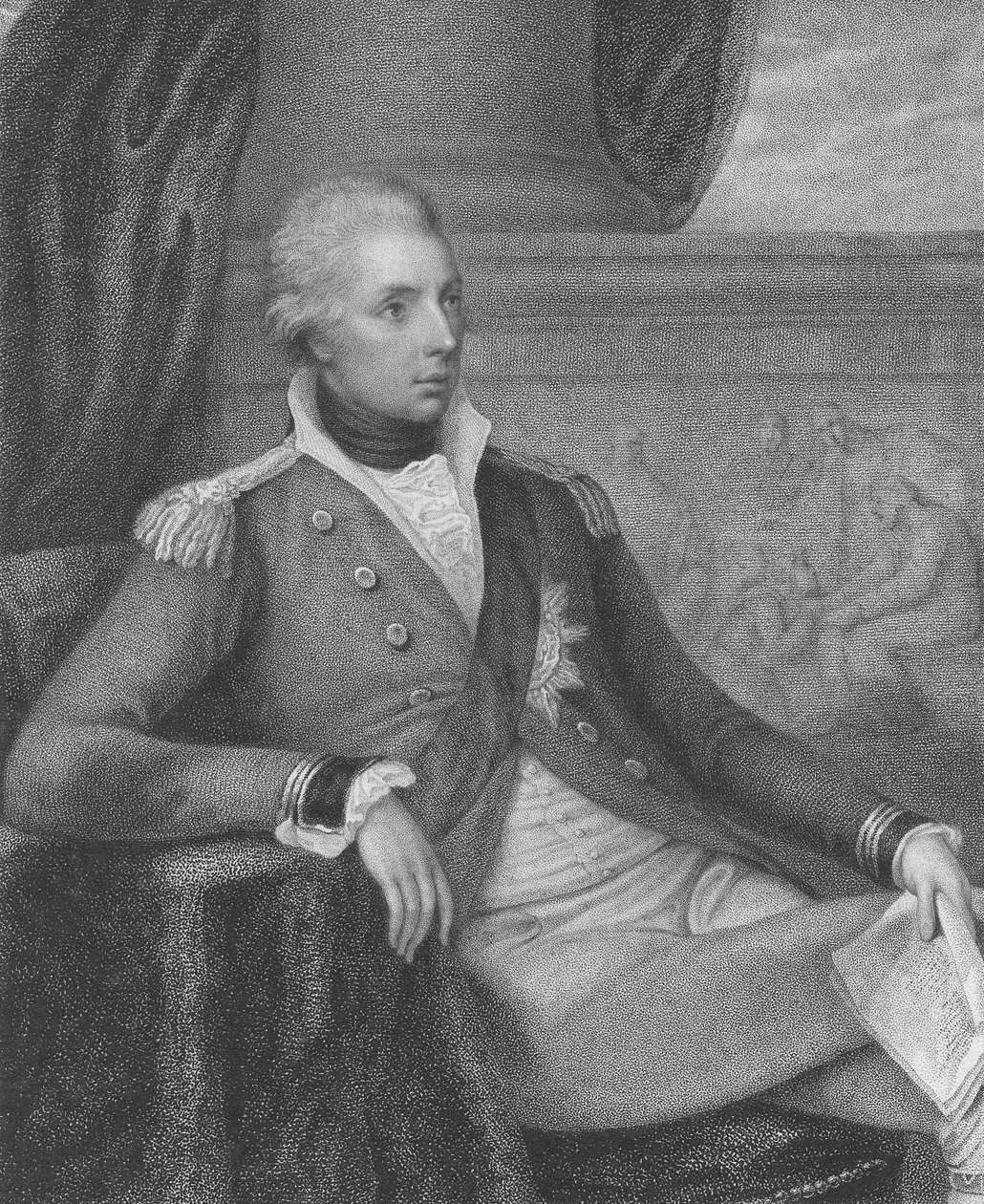 Frederick Howard, 5. jarl av Carlisle, gravert av Thomas Ryder, 1800 av Richard Westall
